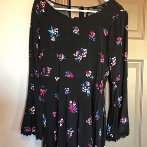 Forever 21 Black Floral Dress